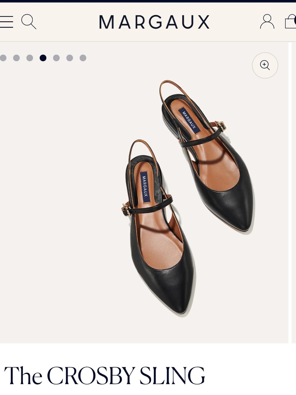 Margaux “The Crosby Sling” in Black Napa - Picture 8 of 8
